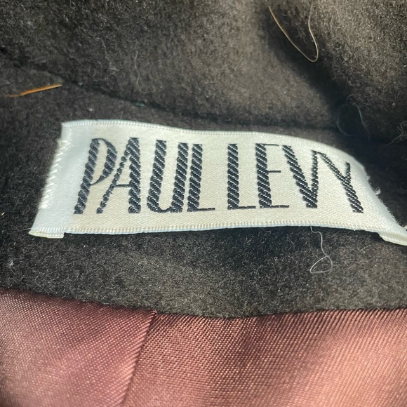 Paul Levy 100% Wool brown unisex trench coat. - Picture 9 of 11